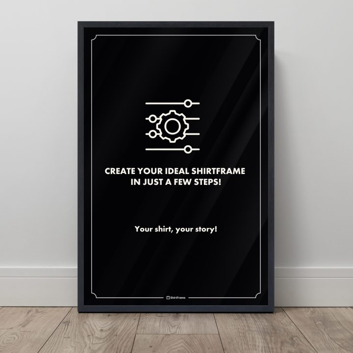 Jersey frame with custom text